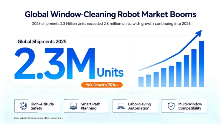 LIESA segue il boom globale della pulizia intelligente del 2026 e aggiorna la tecnologia dei robot per la pulizia delle finestre per soluzioni domestiche più sicure e intelligenti